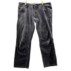Kuhl Riot Jeans Mens 38x28* Black Vintage Patina Dye Gorpcore Hiking Performance